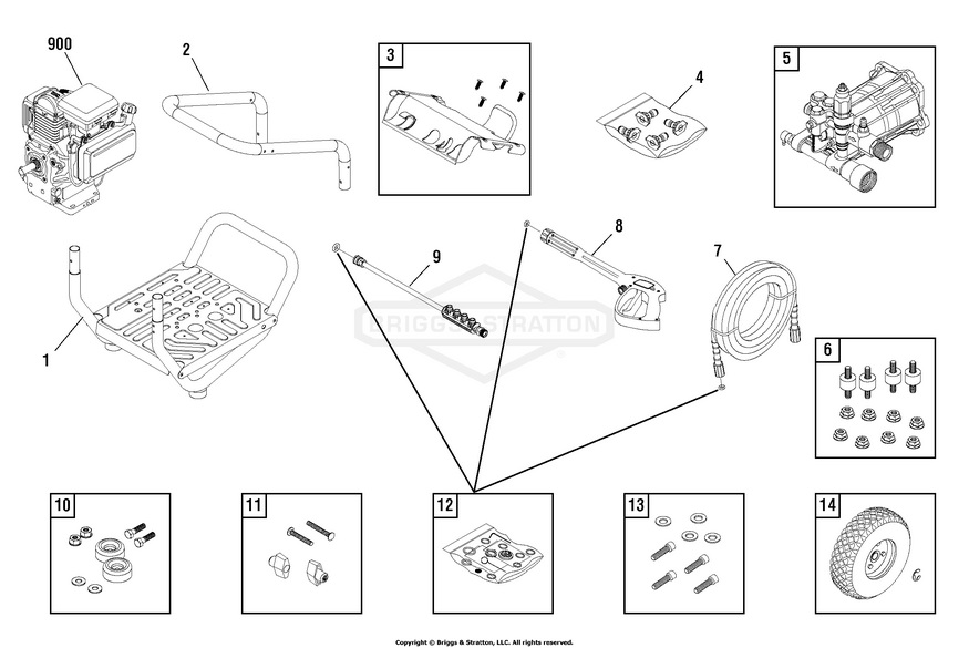 BRUTE 020665 power washer parts